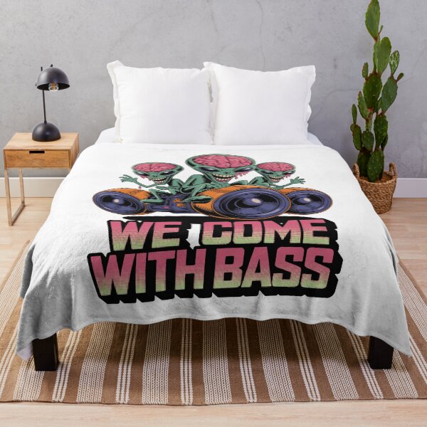 Item preview, We Come With Bass – Alien Subwoofer Riders designed and sold by TipTop GFX.