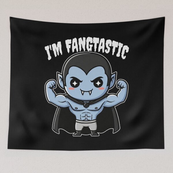 Item preview, I'M FANGTASTIC - VAMPIRE HALLOWEEN designed and sold by KEF Custom.