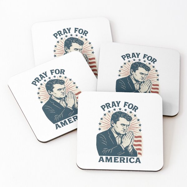 Item preview, Charlie Kirk: Pray for America  designed and sold by Half Brain Labs.