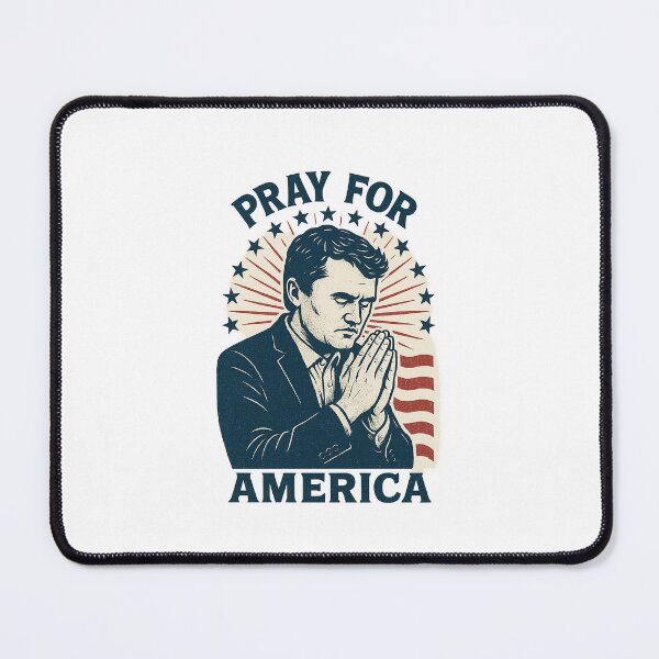 Item preview, Charlie Kirk: Pray for America  designed and sold by Half Brain Labs.