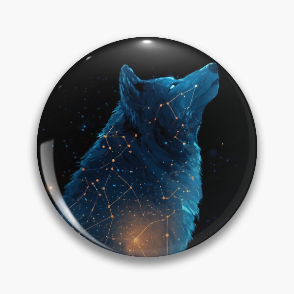 Item preview, Galaxy Wolf – Mystical Constellation Design designed and sold by Meiersbeste.