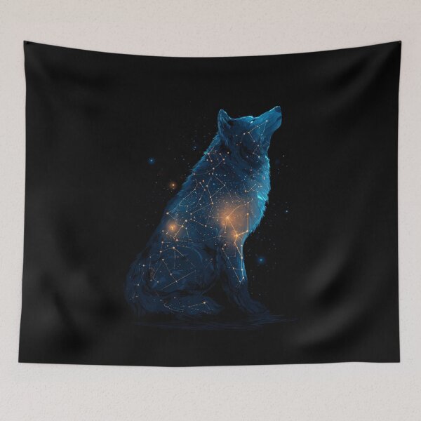 Item preview, Galaxy Wolf – Mystical Constellation Design designed and sold by Meiersbeste.