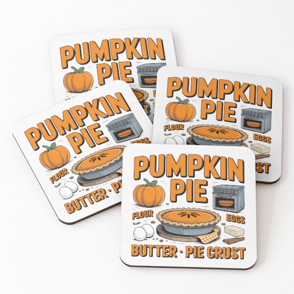 Item preview, Warm Autumn Scene with Pumpkin Pie and Ingredients designed and sold by SplashTastic.