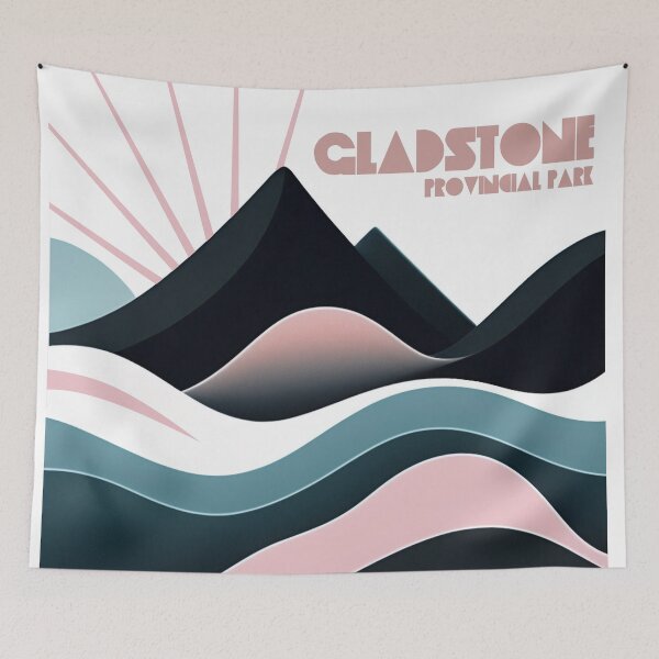 Item preview, Gladstone Provincial Park Colored Hills designed and sold by Esskay Designs.