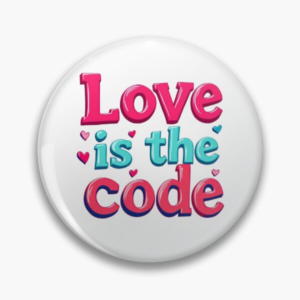 Item preview, Love Is The Code designed and sold by JusRight TT.