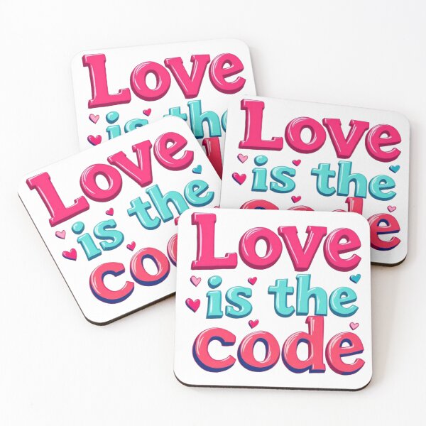 Item preview, Love Is The Code designed and sold by JusRight TT.