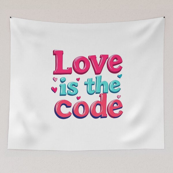 Item preview, Love Is The Code designed and sold by JusRight TT.