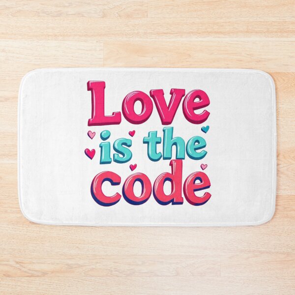 Item preview, Love Is The Code designed and sold by JusRight TT.