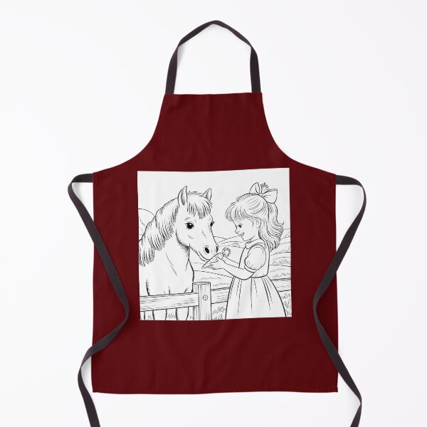 Item preview, Girl Feeds Horse a Carrot designed and sold by WrightniTees.