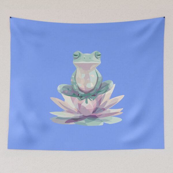 Item preview, Zen Frog – Meditating Yoga Lotus Design designed and sold by Meiersbeste.