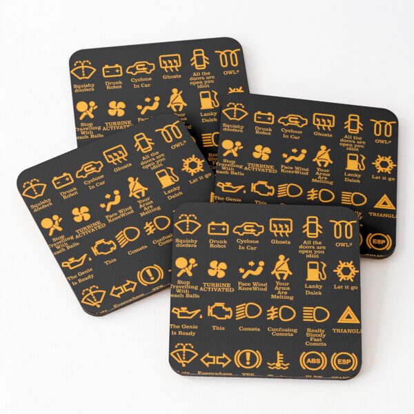 Item preview,  Car Warning Lights Very Funny Original Driver Gift designed and sold by BRYSONPATTERS.