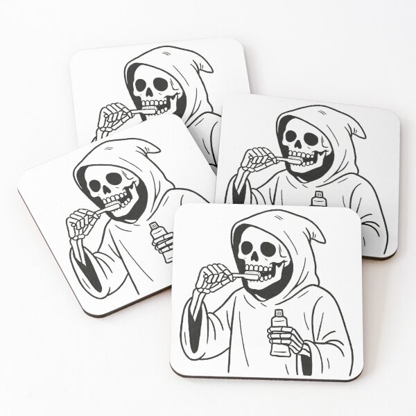 Item preview, Death Brushing Teeth designed and sold by pnknessprojects.