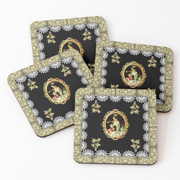 Item preview, Collage vintage Retro with lace and flowers designed and sold by Design4uStudio.