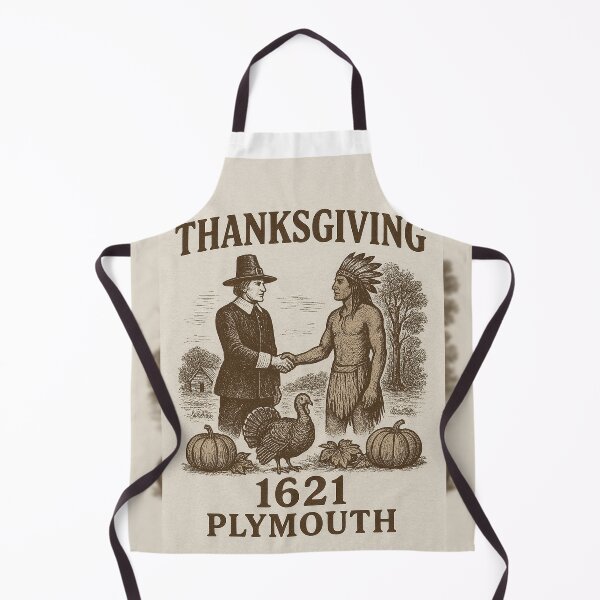 Item preview, Thanksgiving 1621 Plymouth Vintage Design designed and sold by MeixGraphics.
