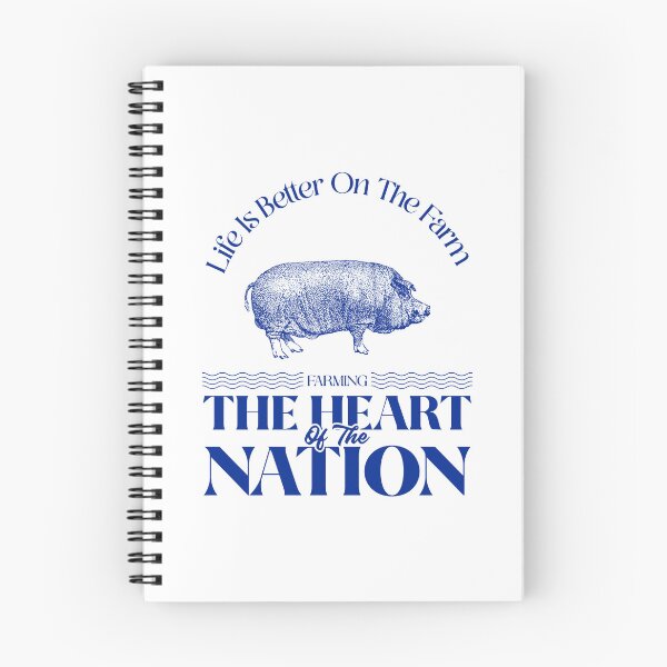 Item preview, Life is Better On The Farm "The Heart of the Nation" Pig T-Shirt designed and sold by FreshFitsForYou.