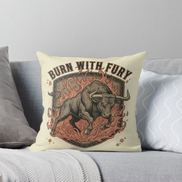 Item preview, Bull Burn With Fury designed and sold by EdvvinStudios.