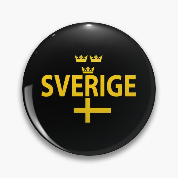 Artikelvorschau, Schweden Sverige Fußball Fußball Design Schwedisches Geschenk entworfen und verkauft von BRYSONPATTERS.