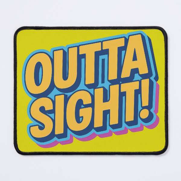 Item preview, Outta Sight Neon Retro Tee Shirt designed and sold by ArtComixHaven.