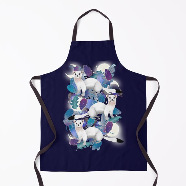 Item preview, Winter Least Weasels and White Moons designed and sold by nocturne-design.