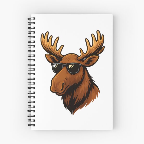 Item preview, Moose Wearing Sunglasses designed and sold by VelvetRoom.
