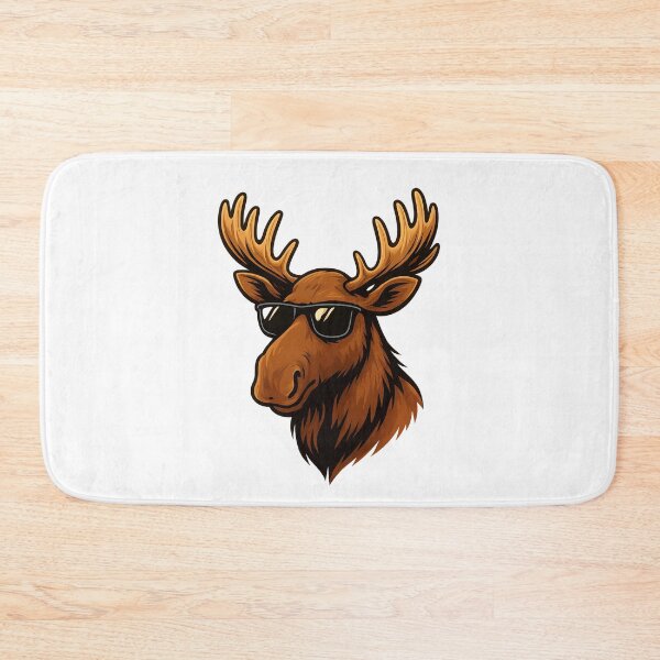 Item preview, Moose Wearing Sunglasses designed and sold by VelvetRoom.