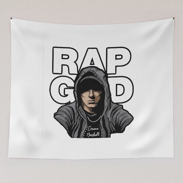 Aperçu de l'œuvre Eminem Dieu du rap - Slim Shady créée et vendue par TonyCrock.