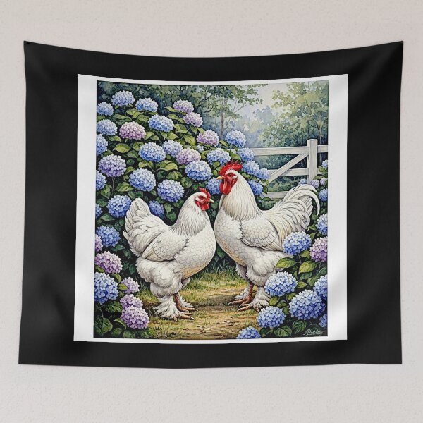 Item preview, Brahma Pootra White Rooster #3 designed and sold by Helios Be. Lavsh.