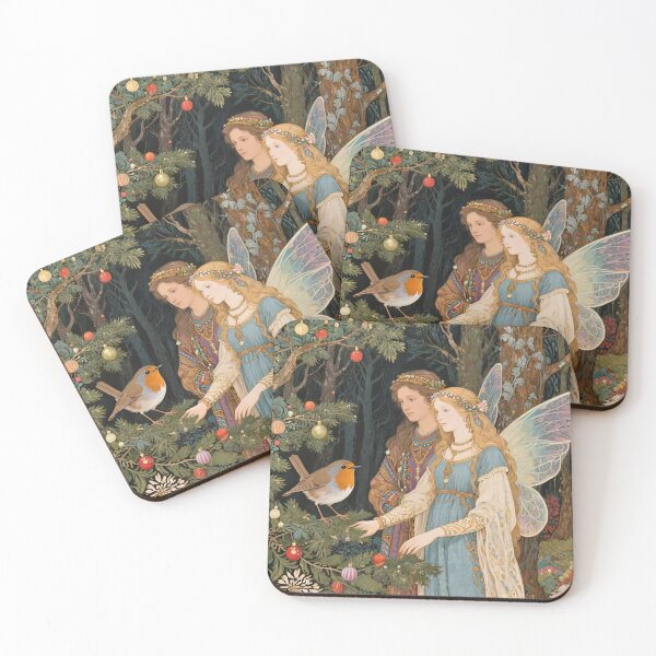 Item preview, Christmas Fairy. Yule. Robin designed and sold by SoniaSarkali.