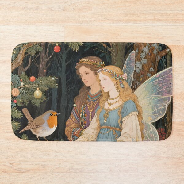 Item preview, Christmas Fairy. Yule. Robin designed and sold by SoniaSarkali.
