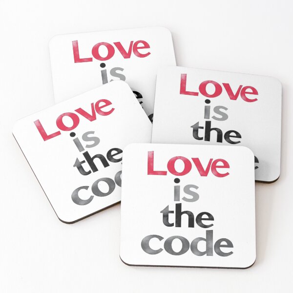 Item preview, Love Is The Code designed and sold by JusRight TT.