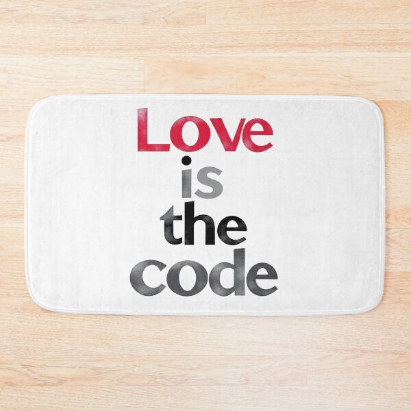 Item preview, Love Is The Code designed and sold by JusRight TT.