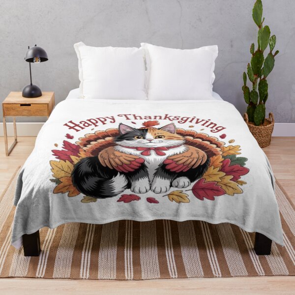 Item preview, Happy Thanksgiving Cat Turkey designed and sold by BHMARTS.
