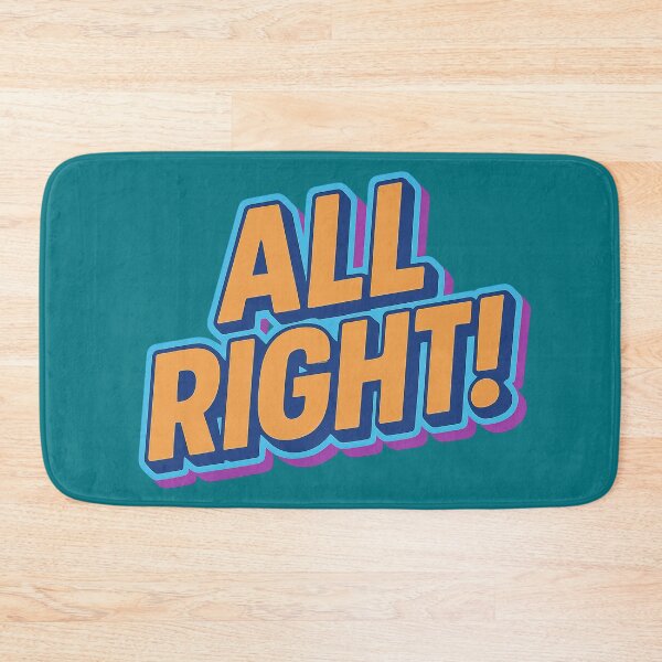 Item preview, All Right Neon Typography Tee Shirt designed and sold by ArtComixHaven.