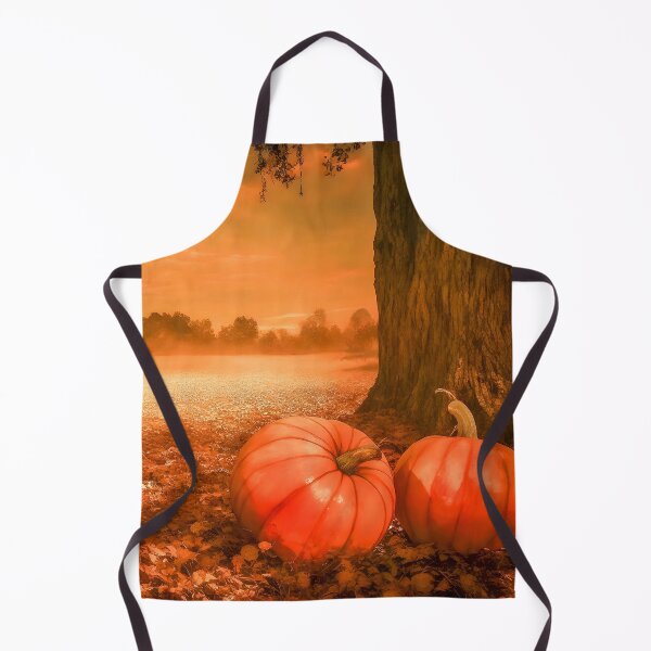 Item preview, Rustic Autumn Halloween Landscape Painting designed and sold by SideKickCreates.
