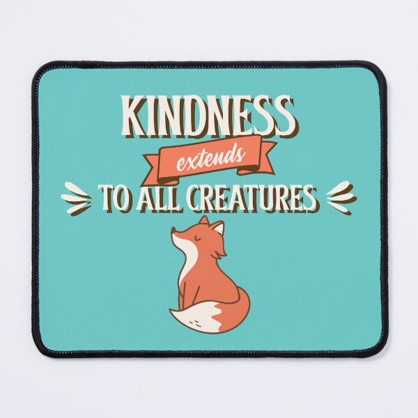 Item preview, Kindness Extends To All Creatures Fox T-Shirt designed and sold by FreshFitsForYou.