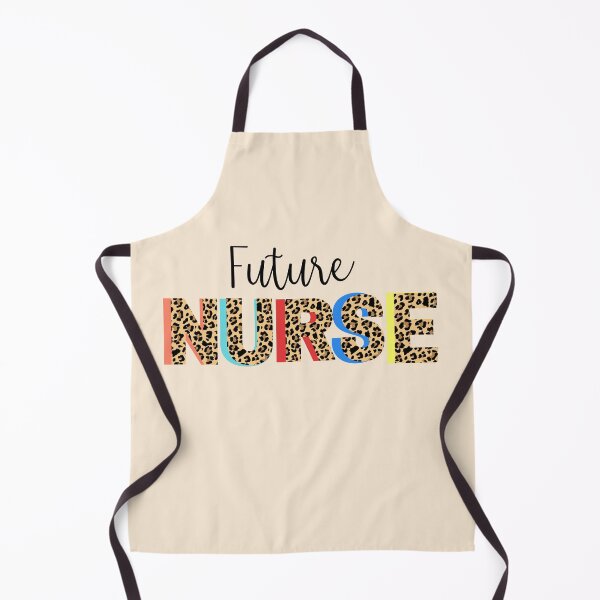 Aperçu de l'œuvre Autocollant imprimé léopard Future Nurse – Joli cadeau pour étudiante infirmière créée et vendue par Fig Tree Lane - Art &Tees.