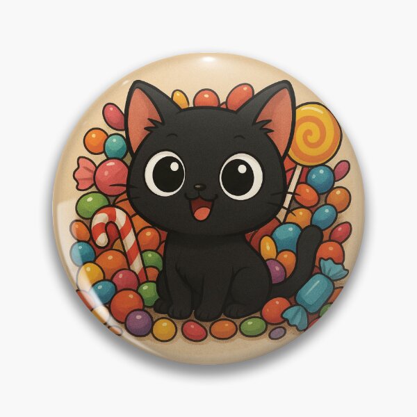 Item preview, Happy Halloween Black Cat designed and sold by AZTRELIS.
