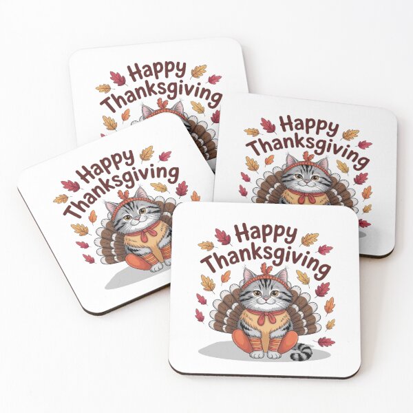 Item preview, Happy Thanksgiving Cat Turkey  designed and sold by BHMARTS.