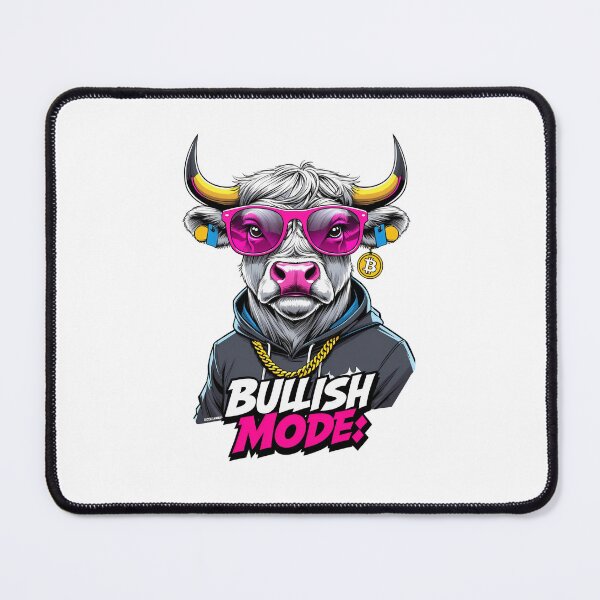 Item preview, Bullish Mode Bitcoin Bull designed and sold by JNBR-std.