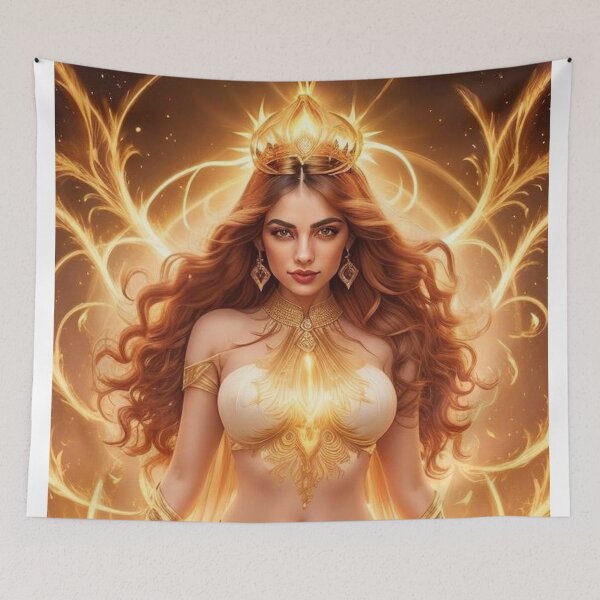 Item preview, Sun Goddess – Radiant Celestial Priestess of Light designed and sold by MissSaylor.