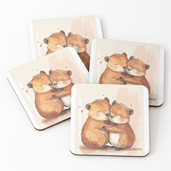 Item preview, Cuddling Coatis designed and sold by Vezura.