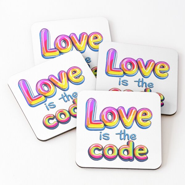 Item preview, Love Is The Code designed and sold by JusRight TT.