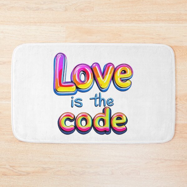 Item preview, Love Is The Code designed and sold by JusRight TT.