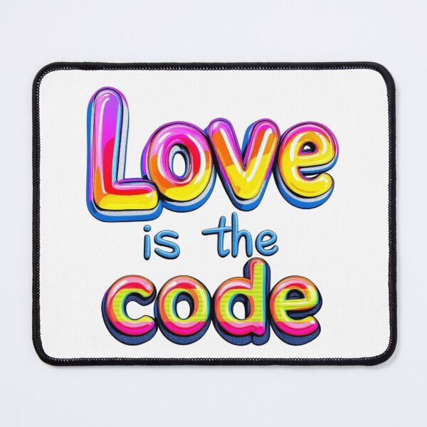 Item preview, Love Is The Code designed and sold by JusRight TT.