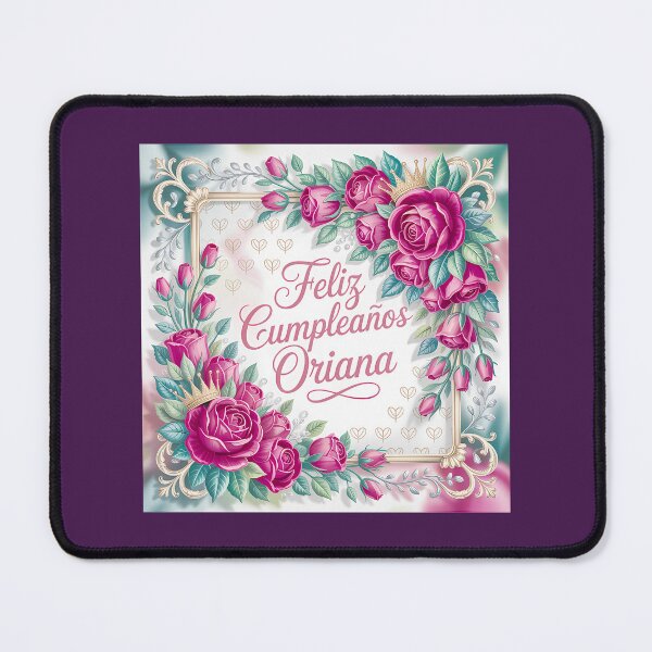 Item preview, Feliz Cumpleaos Oriana Rose Crown Birthday designed and sold by HunterxyDesigs.