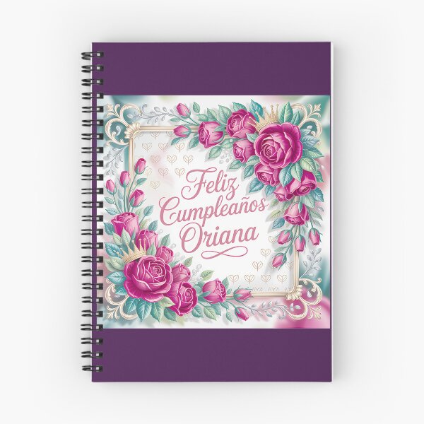 Item preview, Feliz Cumpleaos Oriana Rose Crown Birthday designed and sold by HunterxyDesigs.