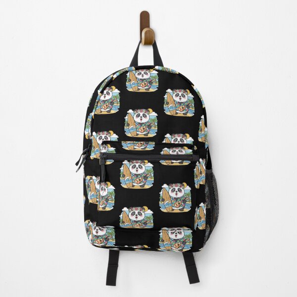 Item preview, Cute Panda in Hawaiian Shirt with Ukulele | Kawaii Summer Surf Art designed and sold by ColorSplash123.