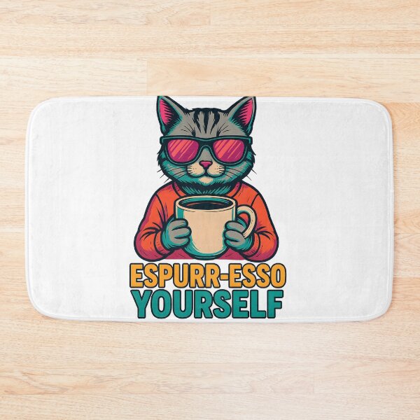 Item preview, Espurr-esso Yourself – Funny Coffee Cat Design designed and sold by VibeCircuit61.