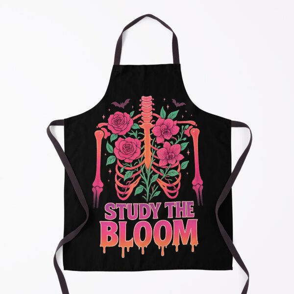 Item preview, Study the Bloom – Halloween Floral Skeleton - Floral Anatomy for Medical Students – Spooky Anatomy Roses  and Orchids  designed and sold by ClinicalHubs.