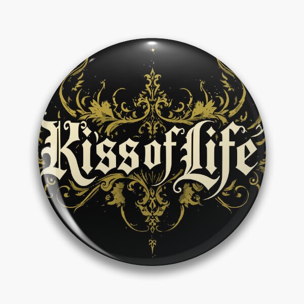 Item preview, Kiss of Life Gothic Text Design – Dark Romantic Style designed and sold by VikArtStudio.